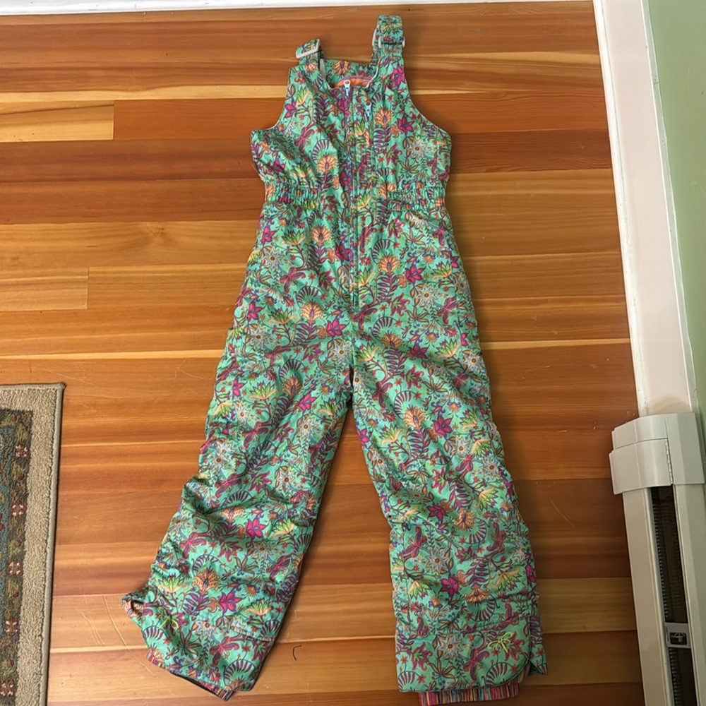 Snow Dragons Dragonflies Ski Bib Girl's Kids 7. 
“I’m Bigger” Growth Tucks.